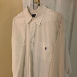Polo by Ralph Lauren - XL Big Shirt - White Cotton